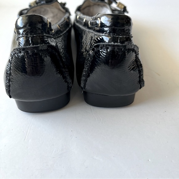 Michael Kors Black Patent Leather Loafer Driving Shoes Size 9 - Picture 8 of 12